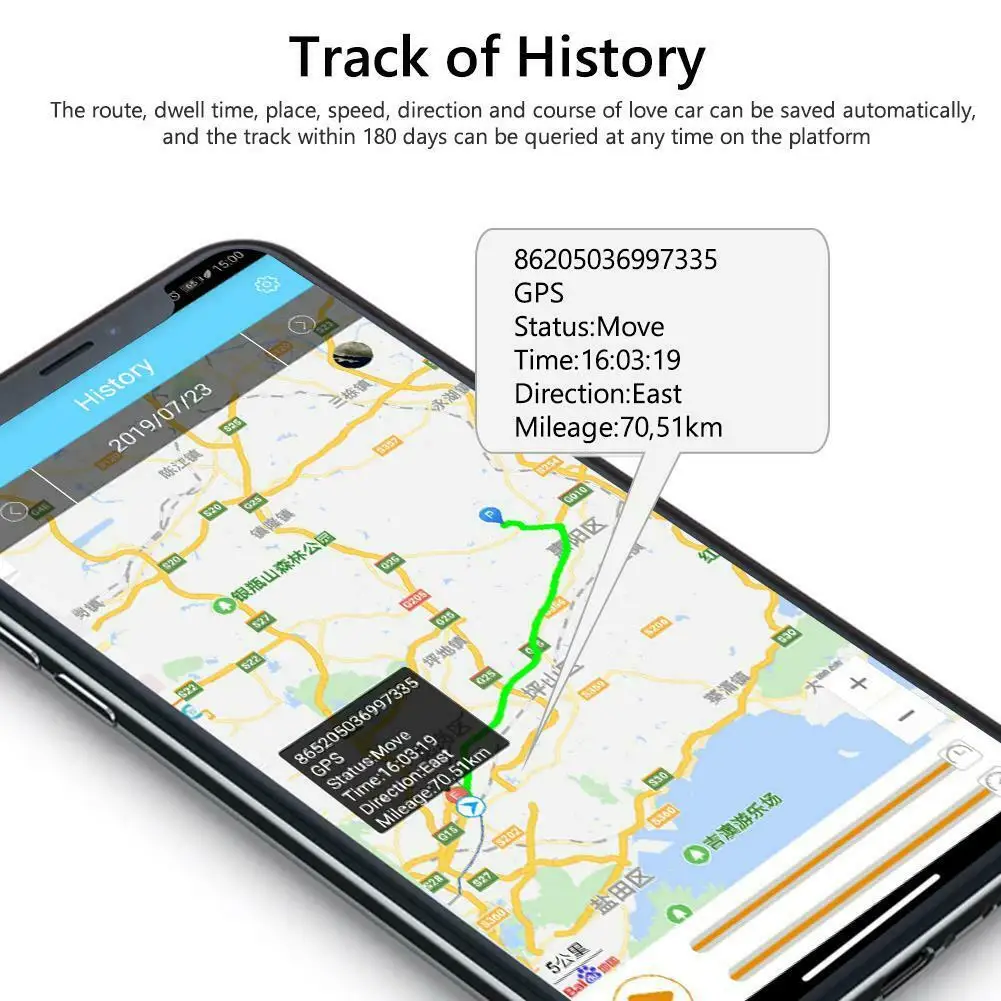  GPS-трекер OBD2 в реальном времени устройство слежения за транспортными средствами OBD II для локатора грузовика