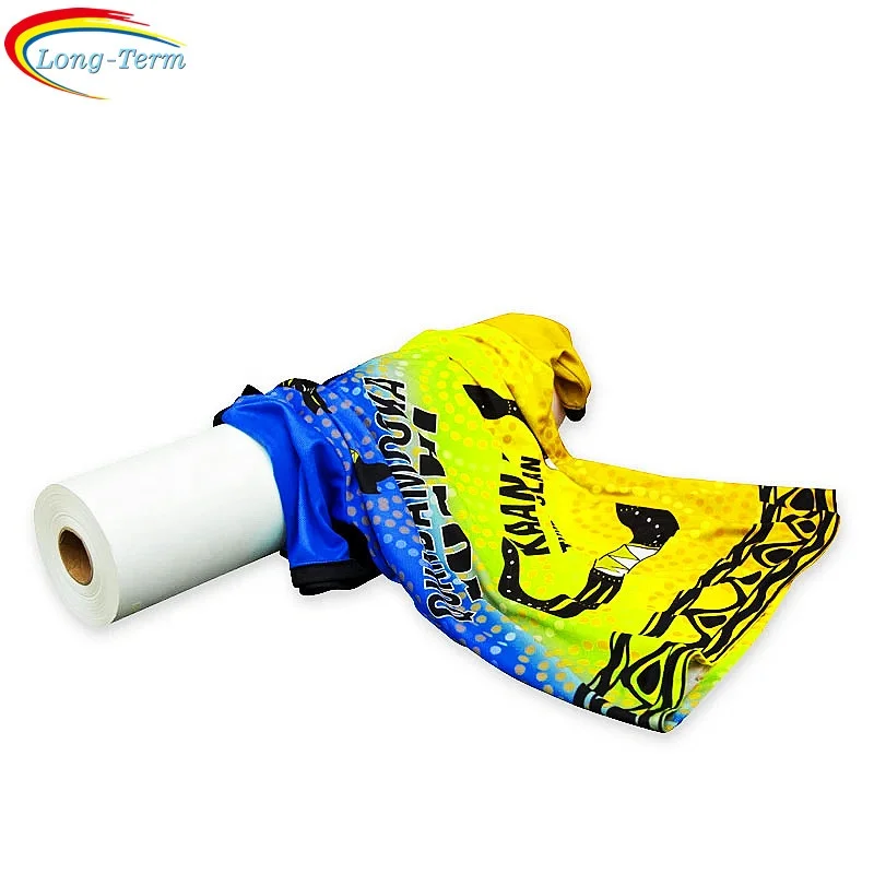 Various sizes 35g-100g sublimation paper rolls Epson inkjet printer heat transfer paper for clothes