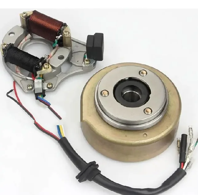 JH70 motorcycle magneto ignition coil cylinder, ignition stator rotor