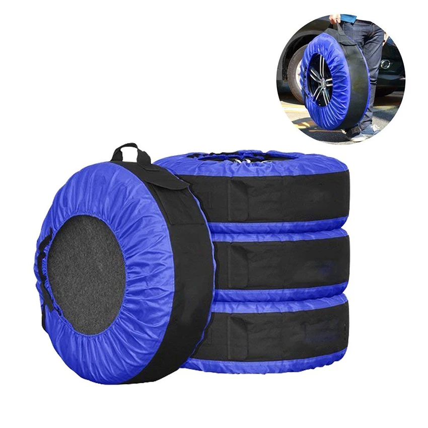 Universal Tire Cover Car Tires Storage Bag Vehicle Wheel Protector 4pcs
