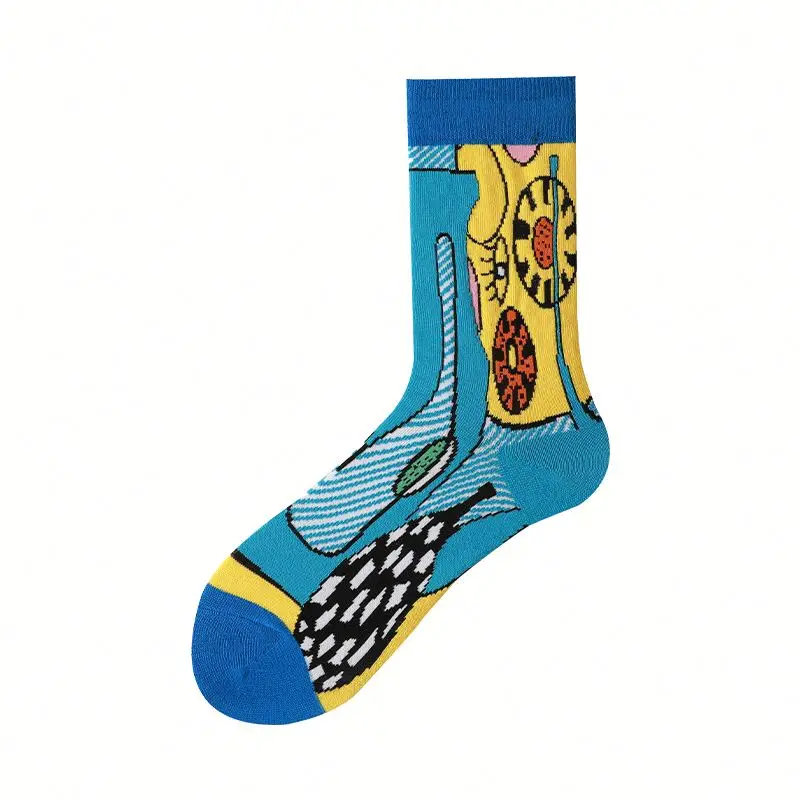 
Manufacturer Latest Pop Unique Perspective Promotional Adult Cartoon Socks 