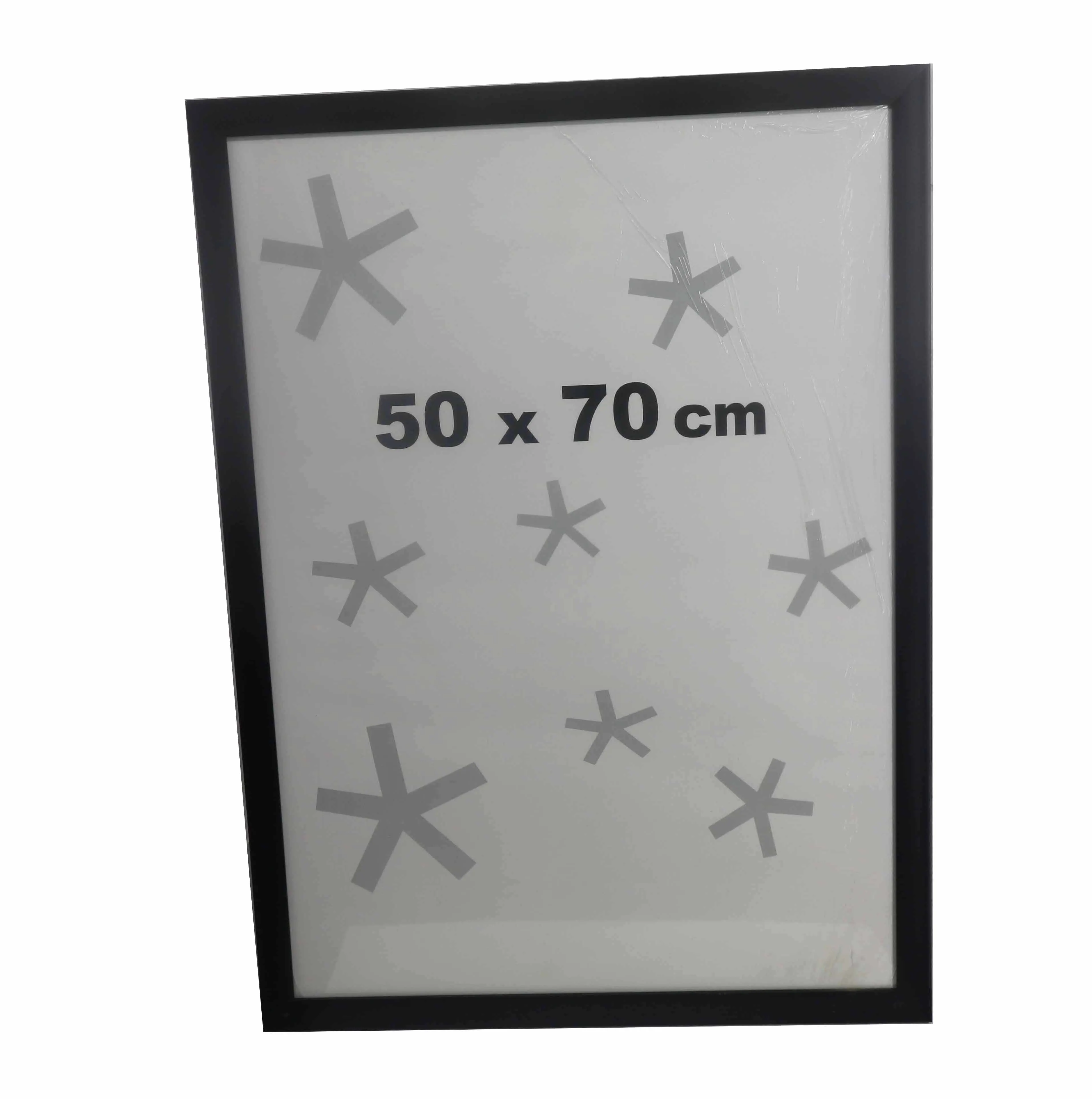 Cheap Custom Black Plate PS Clear Plastic Picture Photo Frame 20x30 25x35 30x40 30x40 Modern Plastic Black Shadow Box Foto Frame
