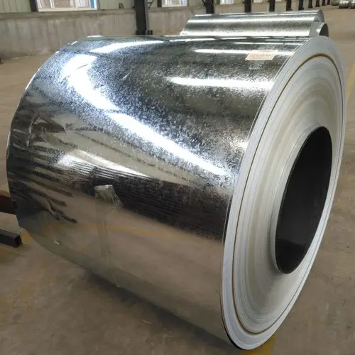 DX51D soft hardness regular spangle hot dipped galvanized steel sheet iron roll metal prices