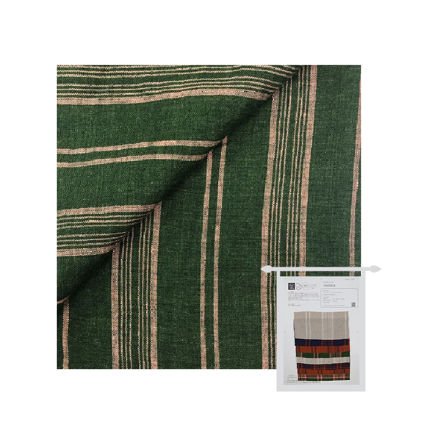 Japanese OA35214 Fabric lighter sustainable knit 100% linen goods fabric