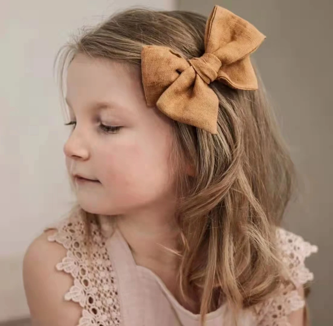 Linen Fabric for Bow Hair