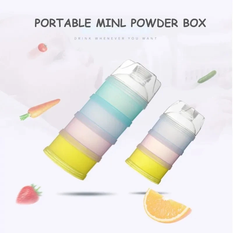 Baby Milk Powder Box Manufacturers Wholesale 2023 New Plastic Sealed Container Set With Lid Baby Food Storage
