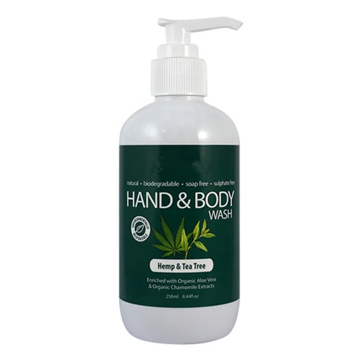 OEM/ODM Wholesale hemp oil shower gel hemp body wash
