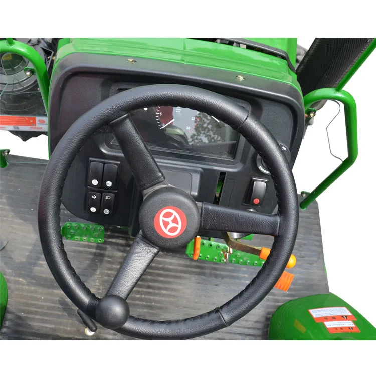 Huabo прямая Заводская цена мини садовая газонокосилка трактор с фронтальным погрузчиком на продажу