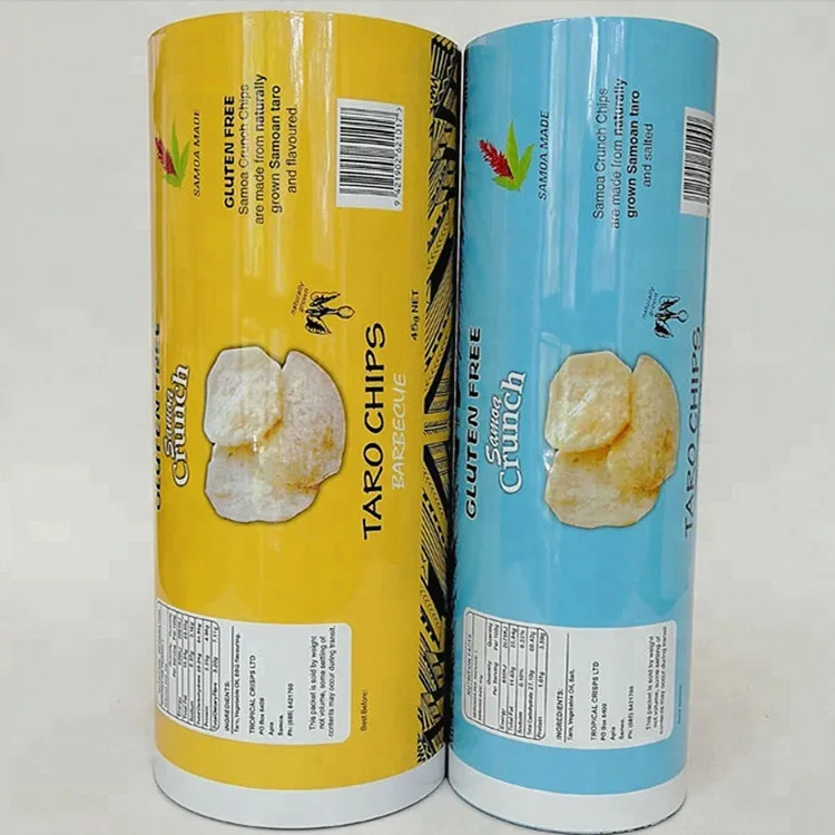 Food packing twisted metallized PET film for pototo chips