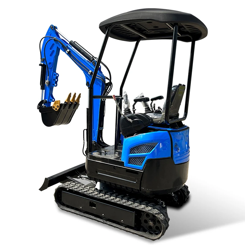 CE 1ton  1.6T excavator cheap price best rubber tire mini hydraulic excavator