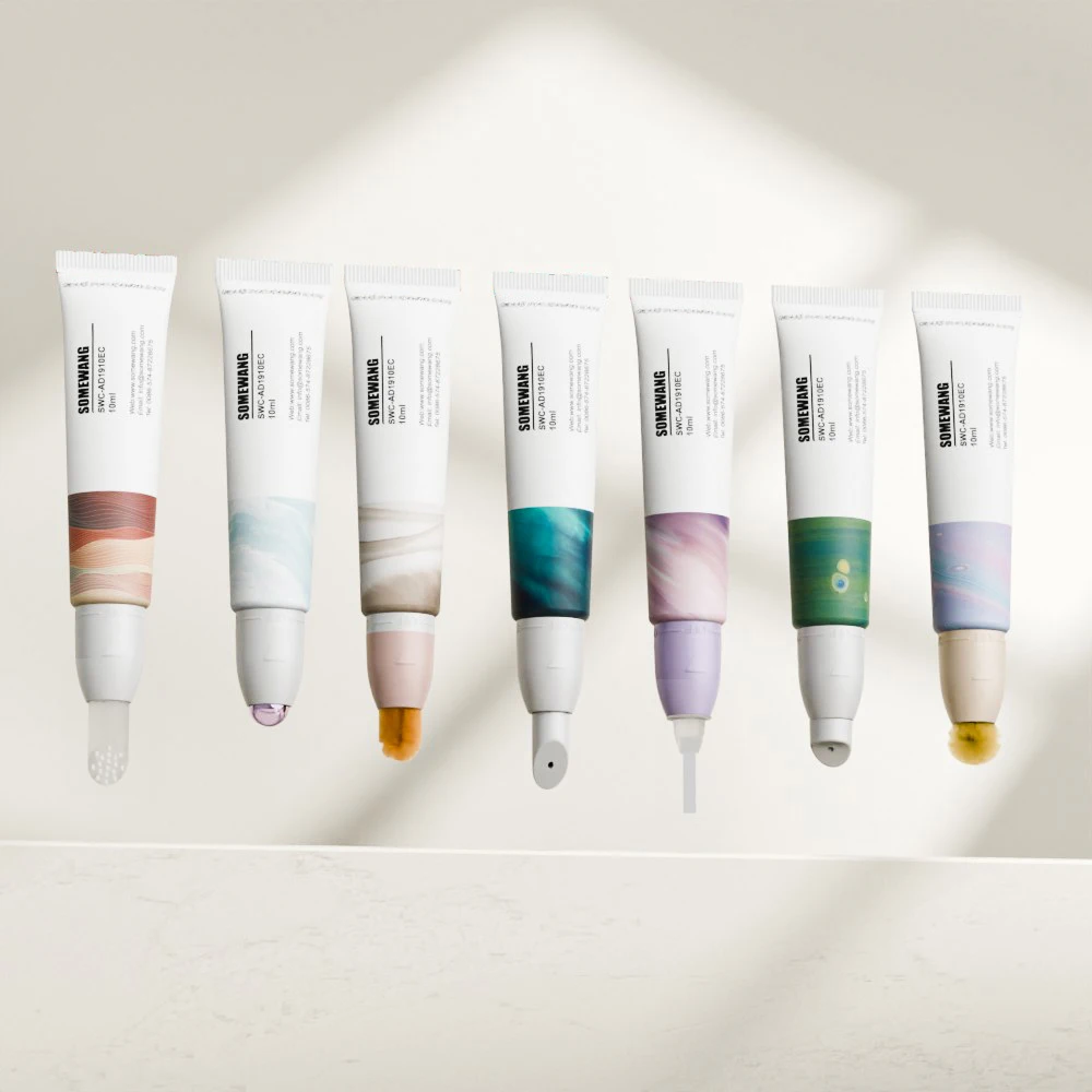 10ml Plastic PE Tube with Screw Cap for Eye Cream & Cosmetic Use Plastic Jars