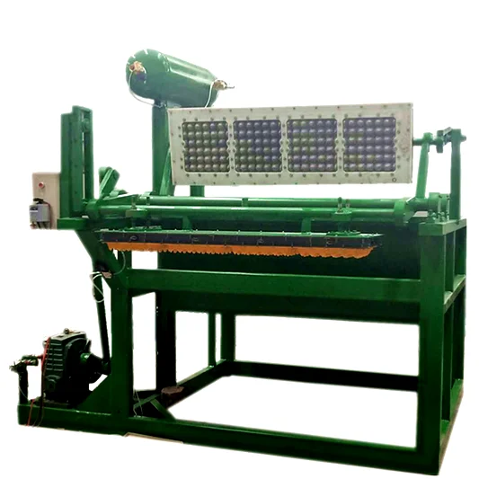 Small manual paper pulp moulding egg tray making machine for egg dish