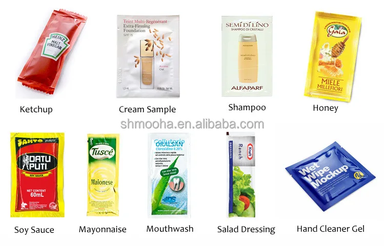 Medical Hand Washing Gel Sachet Packing Machine Food Ketchup Small Bag Packaging Machines L PP Honey Stick Sachet Bag Packer