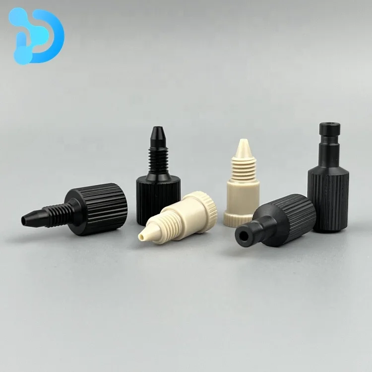 hplc peek nuts  ICP sample introduction nebulizers peek screw