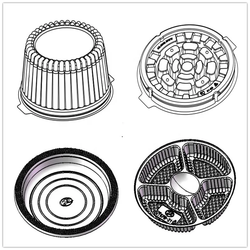 daba PP PET PS  plastic thermoforming machine for Ounce Plastic Cups Clear Plastic Cups