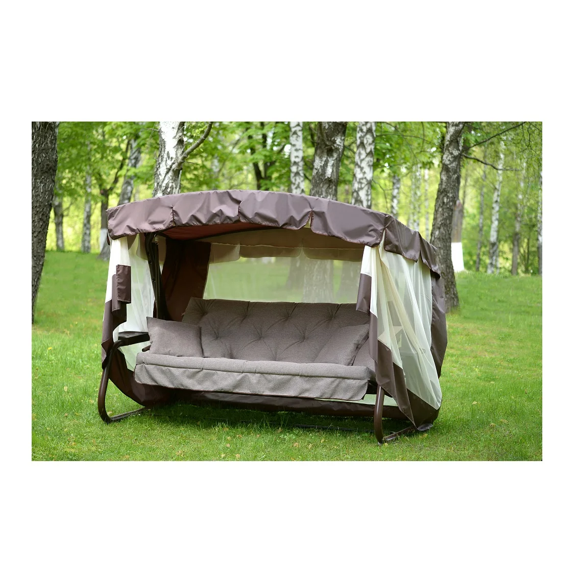 Оптовая продажа садовая качели Savannah c1453 2665*1440*1860 мм уличная мебель садовые от производителя