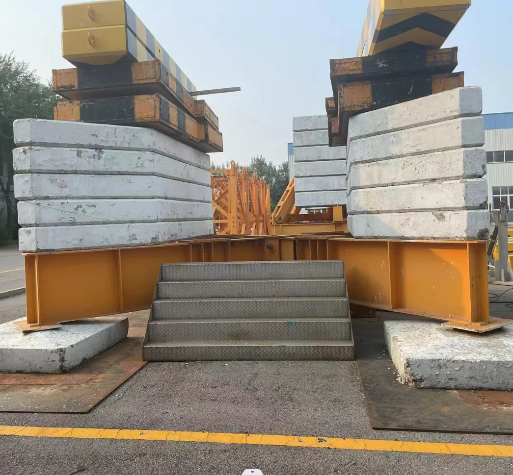 SUNTEC New Product 2023 Provided Yellow Prices of Tower Cranes 16 Ton 70m 44m with chassis