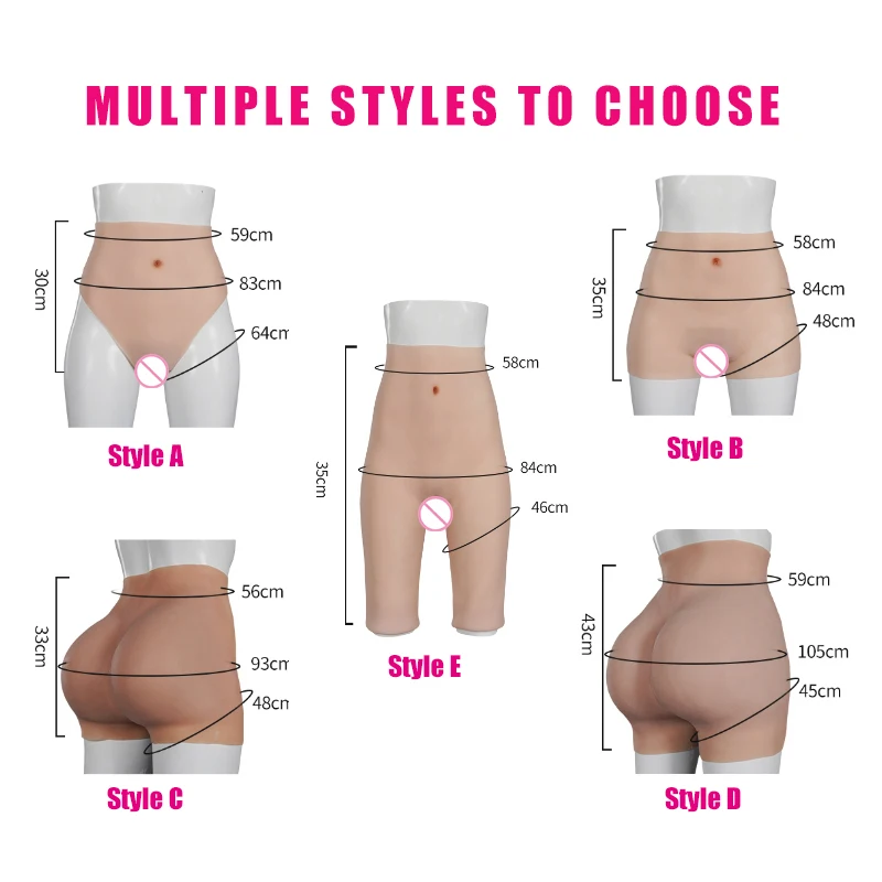 Fake Vagina For Crossdresser Transgender Shemale Underwear Pussy Silicone Pantis Male To Female Pussy Big Ass