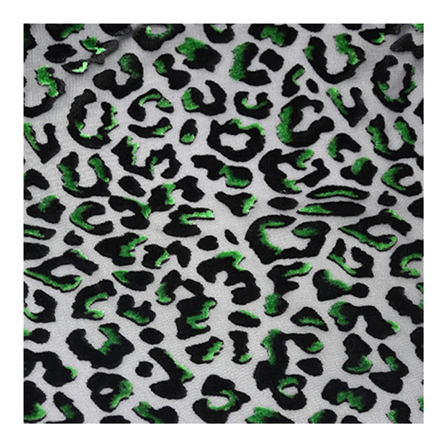 design velvet print burnout fabric for india customer Good Price