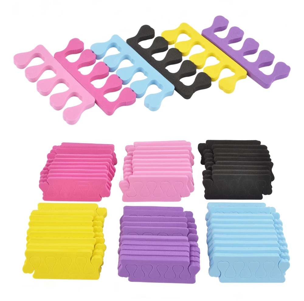 Wholesale Pink Soft Sponge Finger Separator Foam Finger Toe Separator Nail Art Tools