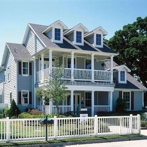 
BS Standard steel structure house prefabricated steel villa 