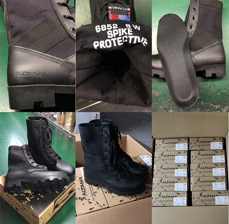 XC,ANFIBI approved Wellco Panama jungle modello US tactical combat boots HSM102