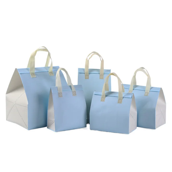 Various color options exquisite Coffee milk beverage lunch restaurant delivery tote custom food takeaway cooler bag