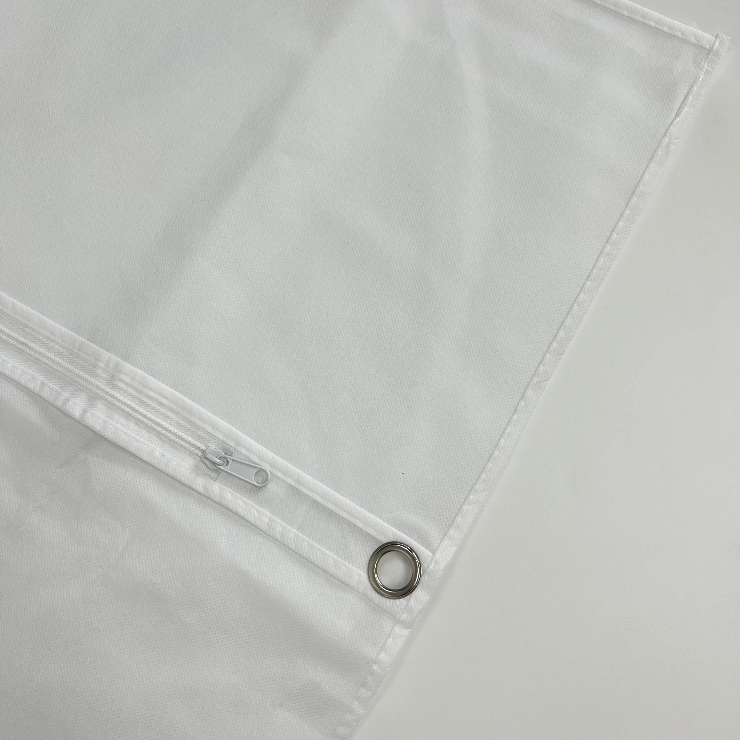 63x112cm Custom High Quality Foldable suit cover garment white nonwoven garment bag