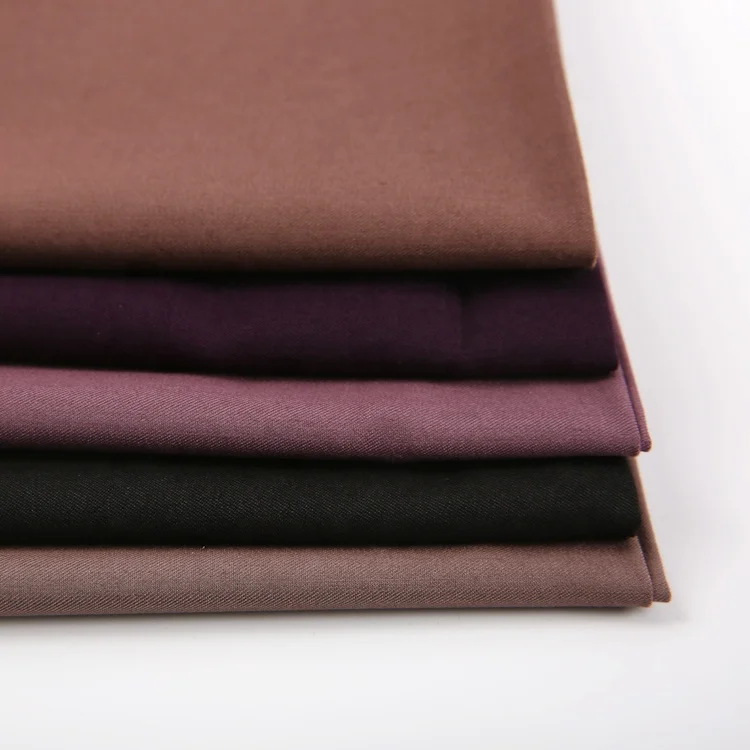 Accept customized textiles suiting tr polyester rayon spandex fabric black