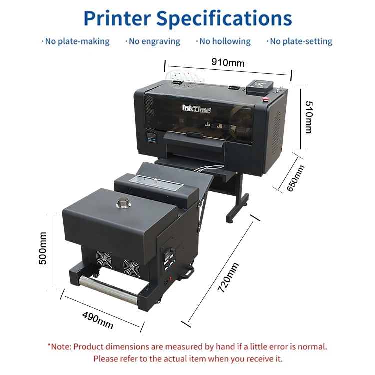 Wholesale Price 30 cm Dual A3 Dtf Printer Dtf Xp600 Other Printers with Dryer and Shaker