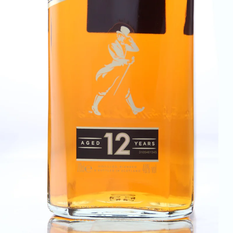 Customized Black Label 12 Year Blended Aromatic Flavours Scotch Whisky