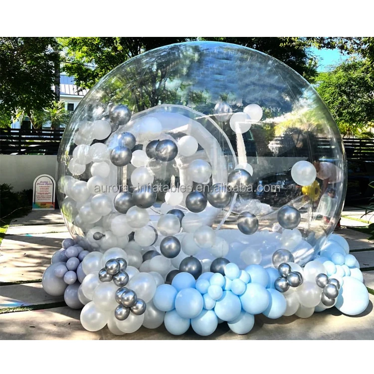 Kids Balloons Fun House Clear Inflatable Crystal Igloo Dome Bubble Tent Transparent Inflatable Bubble Balloons House For sale