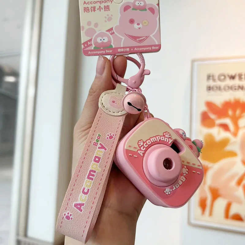 Decorative Key Ring Ornament Small Cartoon Camera Keychain