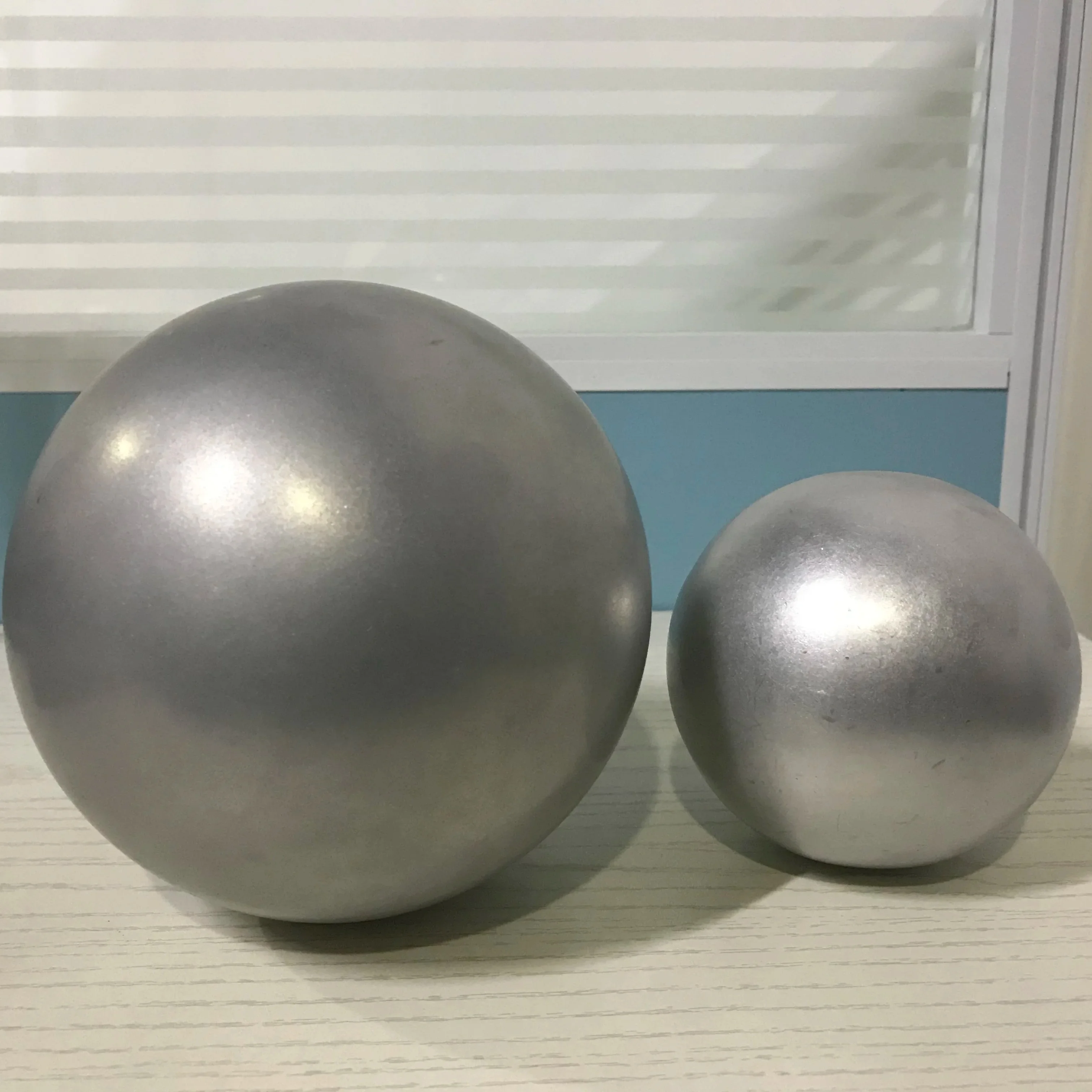 Brushed Aluminium Half Ball/Hollow Aluminum Sphere Artwork Usage