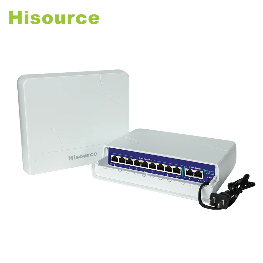 OEM/ODM 8 Port 100M POE Switch 120W Outdoor Network Switches IEEE802.3af/at suitable CCTV,NVR