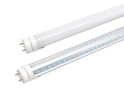 High Brightness T8 Tube Lamp Aluminum Plastic AL+PC 2ft/4ft/8ft CCT 3000K-6500K Led Tube T8 1200mm Led Light Fixture