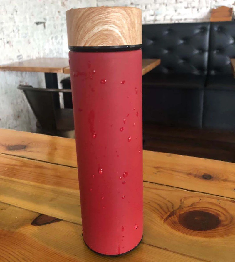 2022  hot sale 17oz stainless steel double wall thermal vacuum flasks matte leakproof insulated tea infuser water bottle