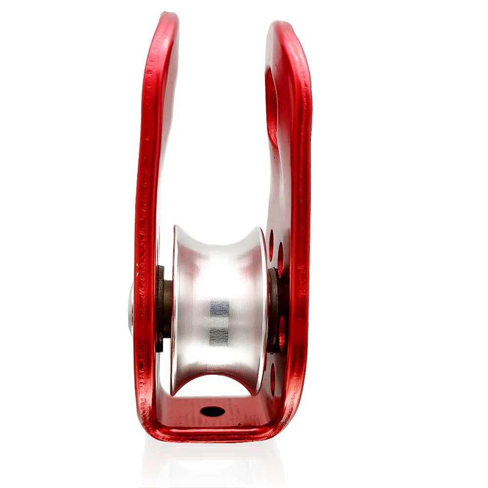 Outdoor rock climbing equipment towing portable goods retarder pulley block aluminium alloy pulley