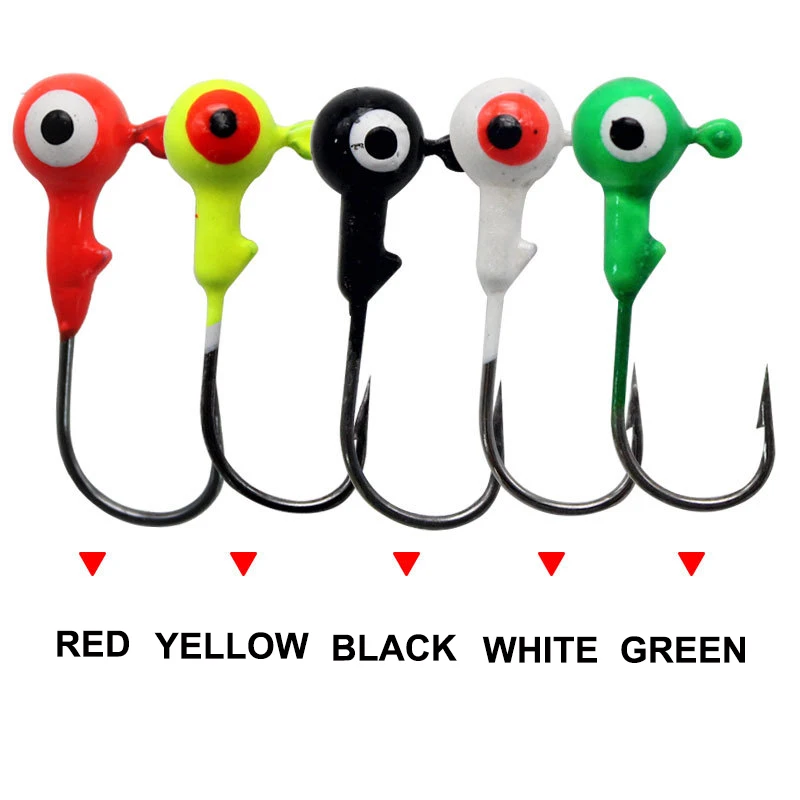 Factory custom painted 1g -7g tungsten jighead hooks unpainted saltwater fishing jigging hook