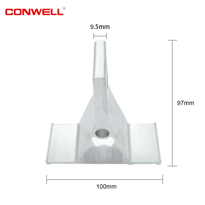 ABC Cable Anchor Bracket Hanging Clamp ADSS Aluminum Alloy Pole Bracket