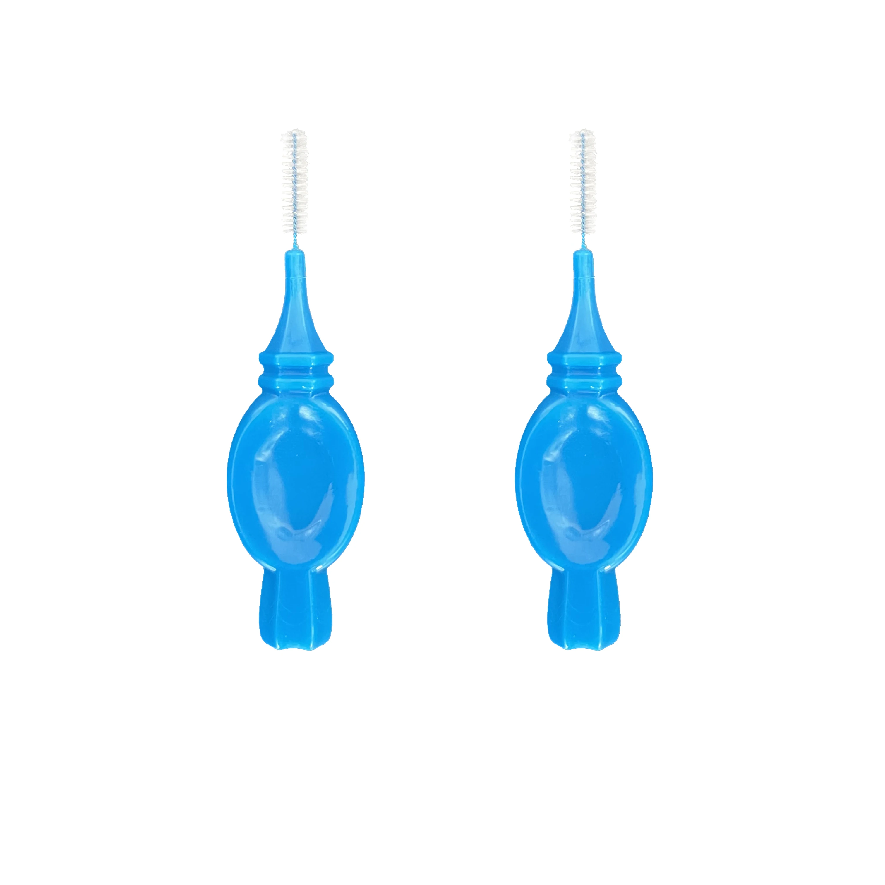 Support to order eco-friendly high quality flat handle interdental brush