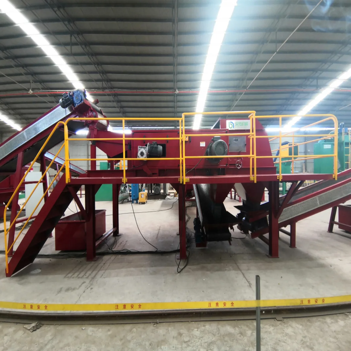 Plastic rubber and stainless steel separator Waste aluminum slag and glass separator Metal Recycling Machine