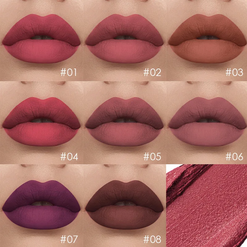 Langmanni High Gloss Shiny Lip Gloss 6-piece Set Diamond Pearl Metallic Lip Gloss Set