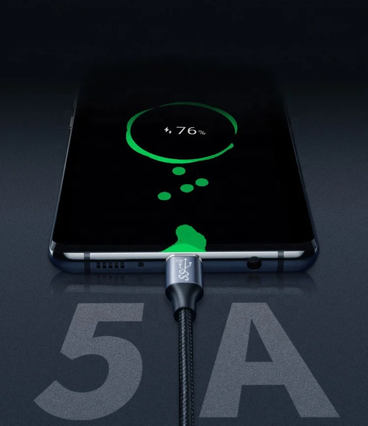 Gold Plated USB3.1 Gen2 USB C Cables with 16pin E-Marker chip support PD 100W 10Gbps 4K Full Function