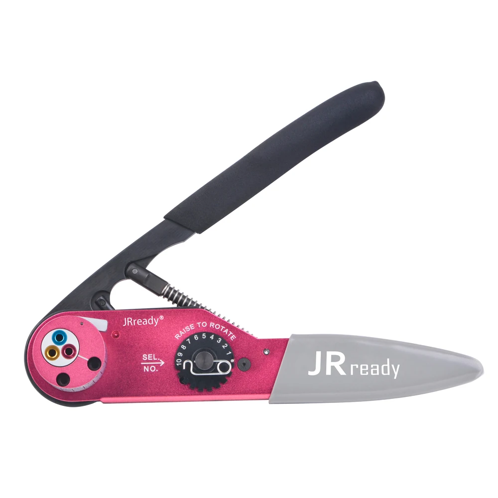JRready SYQ-002 China product Adjustable aviation hand crimp tool 10-22AWG wiring harness crimping tool