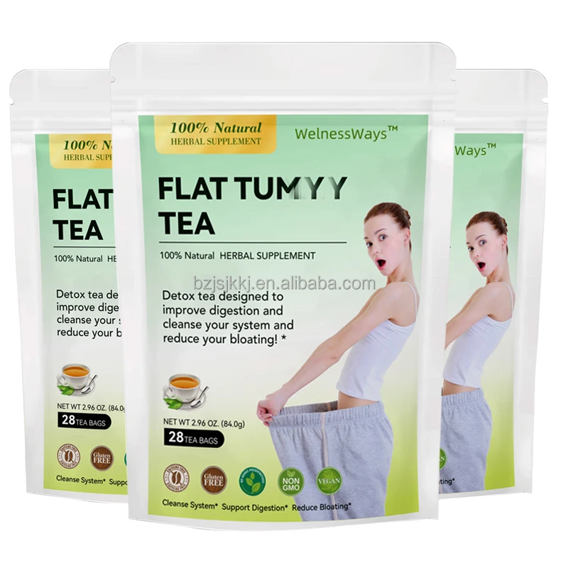 Private Label OEM ODM Organic Flat tummy tea Nigerian Market Traditional Herbal slim weight less sliming detox tea