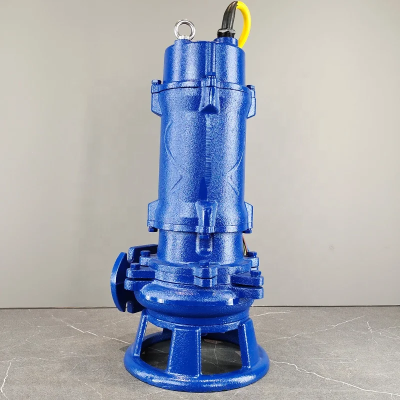 15m3/h 2.2kw popular centrifugal residential sewage grinder pump for waste toilet cutting knife submersible sewage pump in china