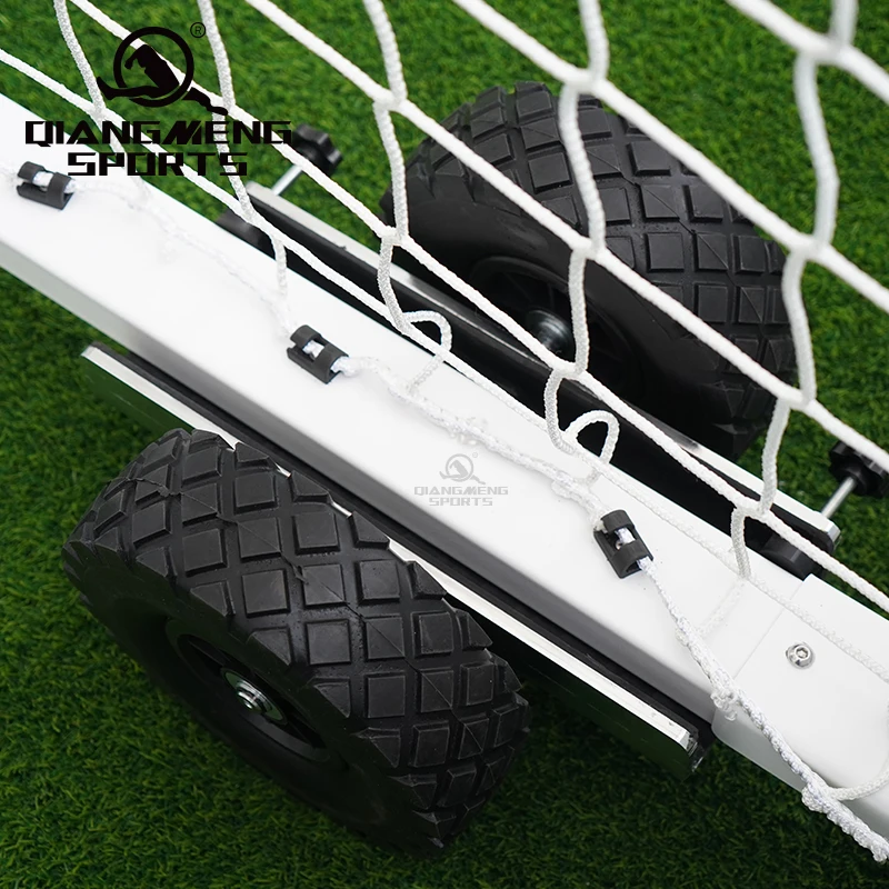 Portable aluminum Steel soccer goal wheels, mobile platform suitable for any size soccer goal