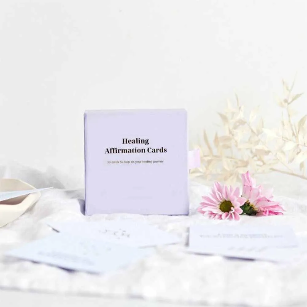 Custom Printing Positive Self Love Beautiful Beauty Reducing Stress Black Mental Health Affirmation Card Deck