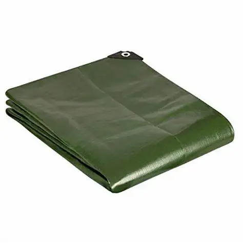 Military Green Waterproof Waxed Silicone Coated polyethylene Tarp